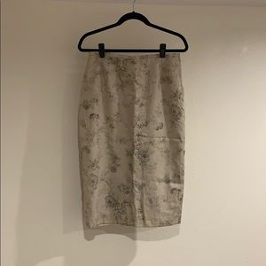 Vintage J.Crew Pencil Jacquard Skirt